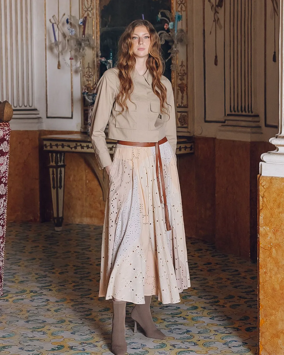 Manteaux & Vestes>Mes Demoiselles Paris Veste Pinell Sable