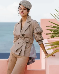 Manteaux & Vestes>Mes Demoiselles Paris Veste Reuilly Bronze